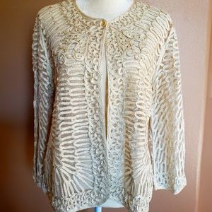 Women's Lace Cream Colored Shrug